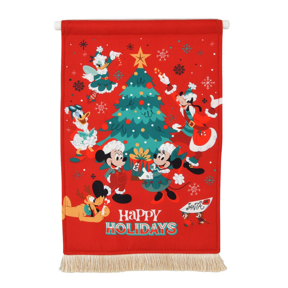 ミッキー＆フレンズ タペストリー ライトアップ DISNEY CHRISTMAS 2026