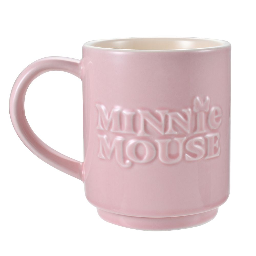 ミニー マグカップ スタッキング フェイス＆ロゴ Emboss Drinkware