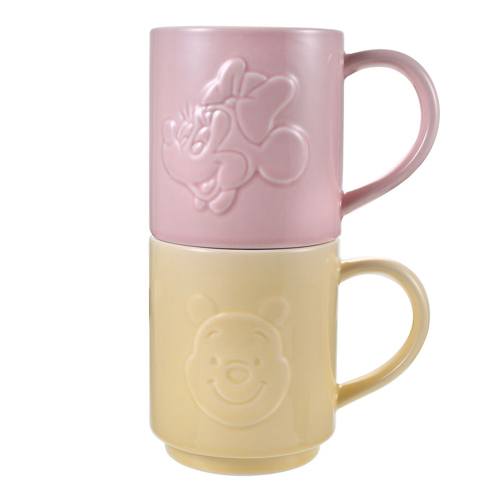ミニー マグカップ スタッキング フェイス＆ロゴ Emboss Drinkware
