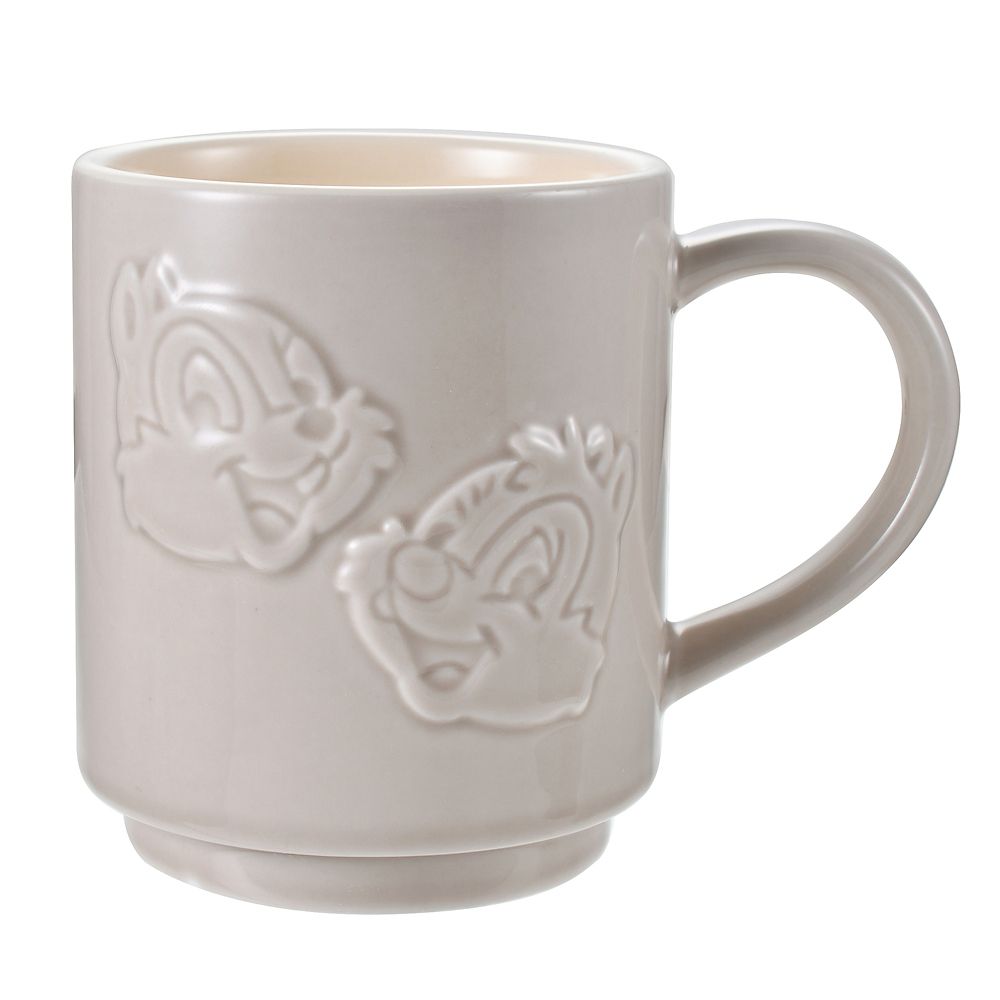 チップ＆デール マグカップ スタッキング フェイス＆ロゴ Emboss Drinkware