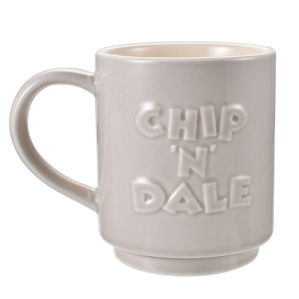 チップ＆デール マグカップ スタッキング フェイス＆ロゴ Emboss Drinkware