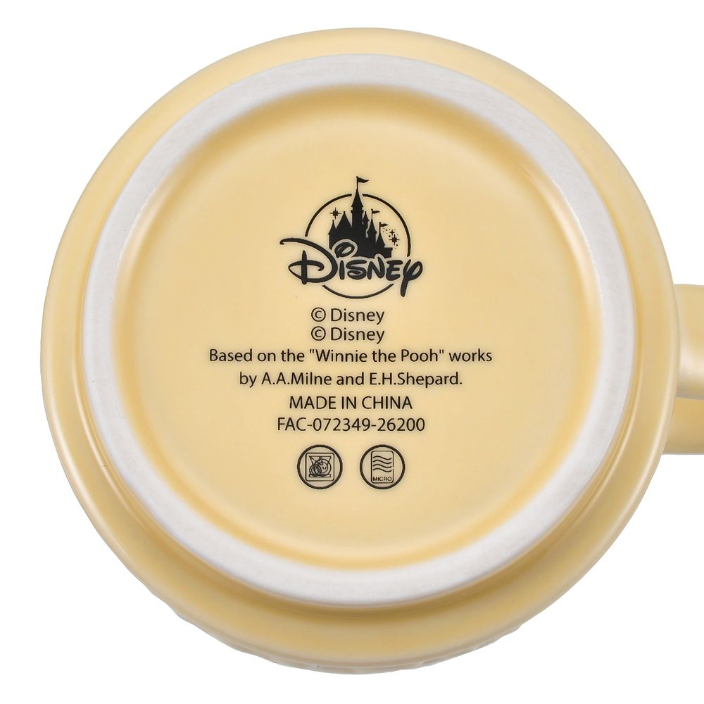 プーさん マグカップ スタッキング フェイス＆ロゴ Emboss Drinkware