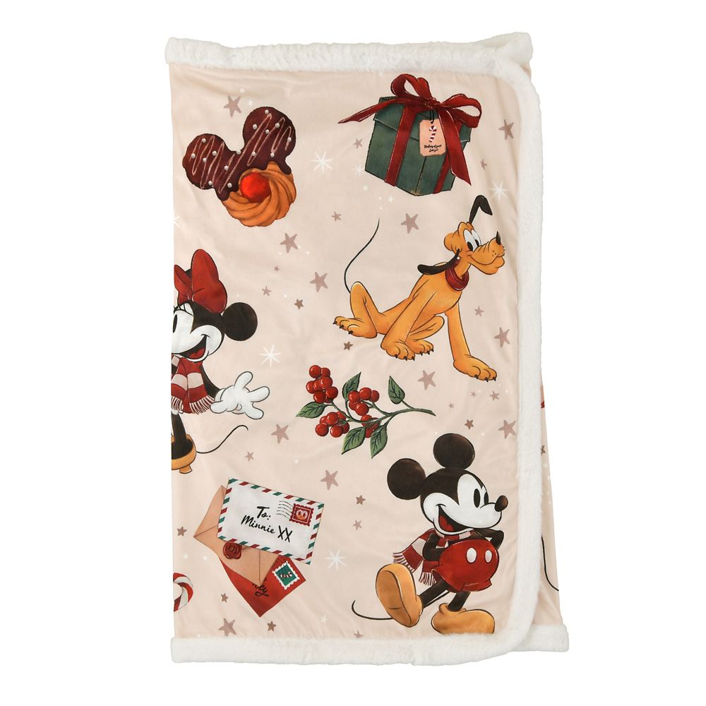 ミッキー、ミニー、プルート ブランケット 4WAY ホリデースイーツ Warm Goods