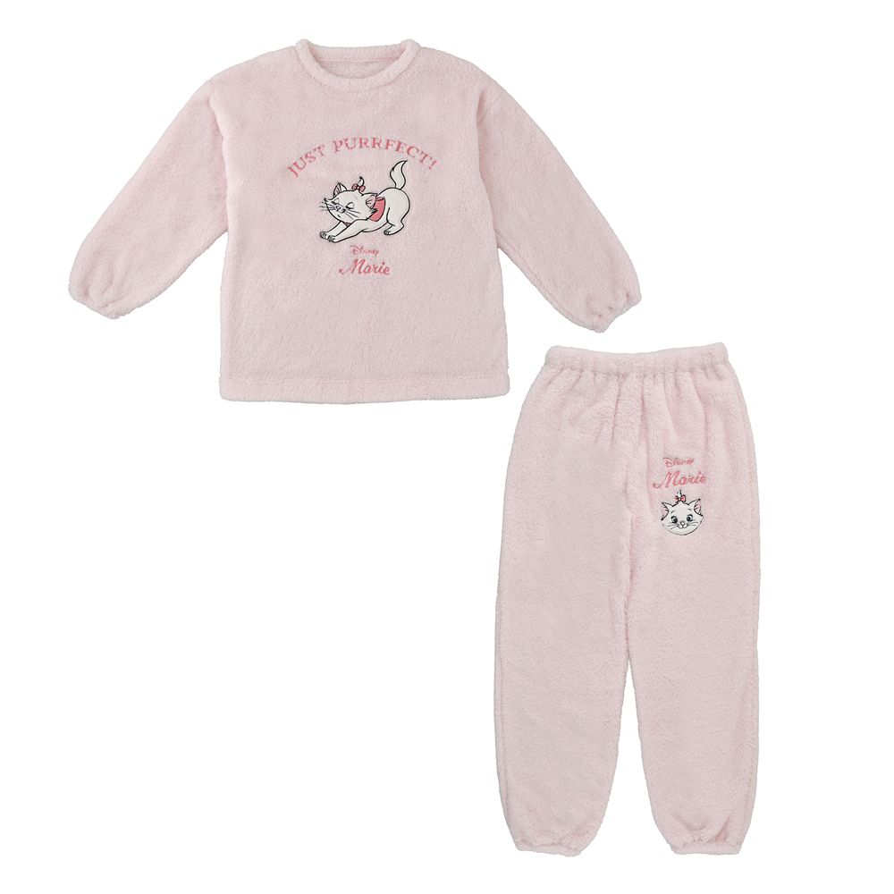 マリー おしゃれキャット 長袖パジャマ ボアフリース ルームウェア ピンク Warm Goods