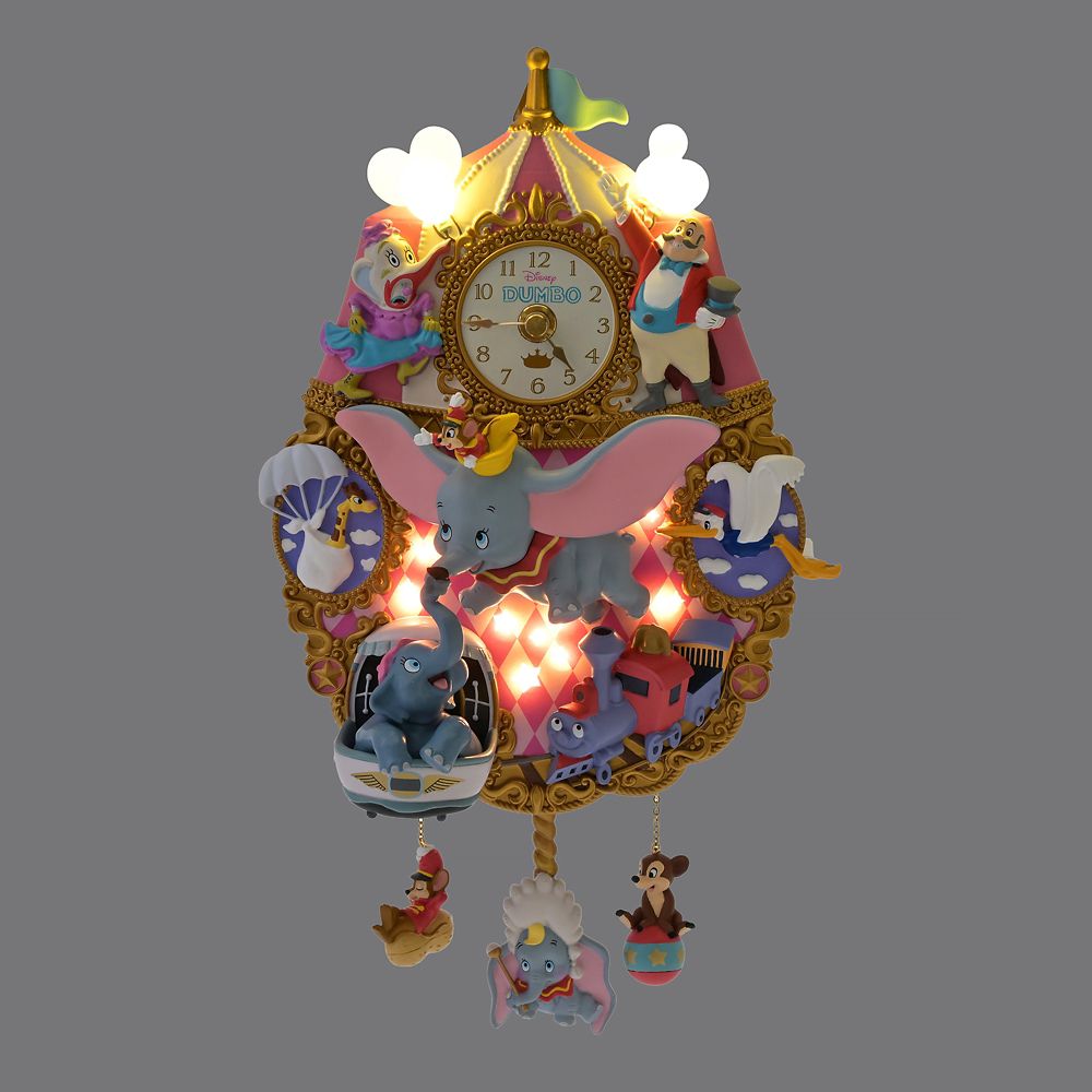 ダンボ 時計 ライトアップ DISNEY DUMBO 85TH ANNIVERSARY