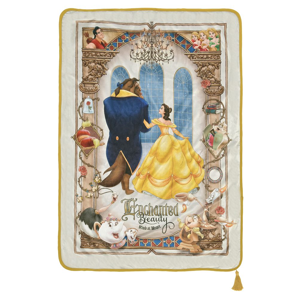 美女と野獣 ブランケット リバーシブル DISNEY ANIMATION BEAUTY AND THE BEAST 35TH ANNIVERSARY