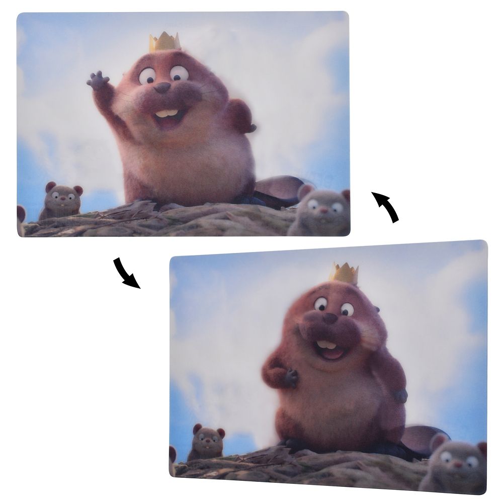 キング・ジョージ ポストカード 私がビーバーになる時 Lenticular