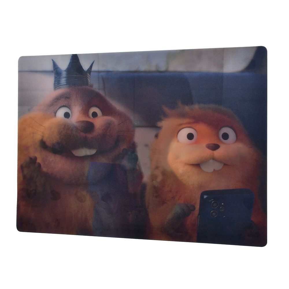 メイベル、キング・ジョージ、トム ポストカード 私がビーバーになる時 Lenticular