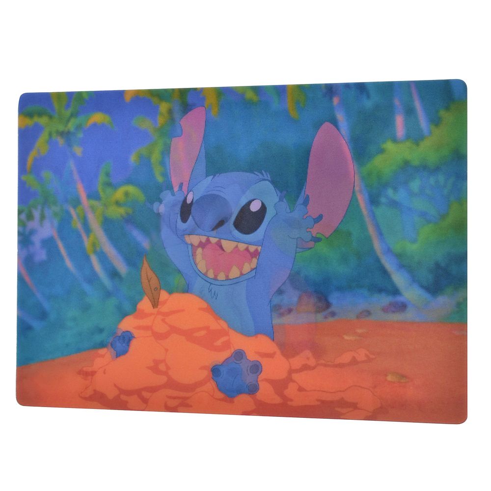 スティッチ ポストカード スティッチの砂のお城 Lenticular