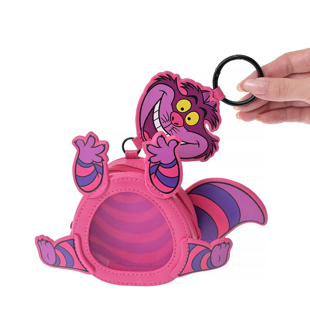 チェシャ猫 ポーチ カラビナ付き CHESHIRE CAT