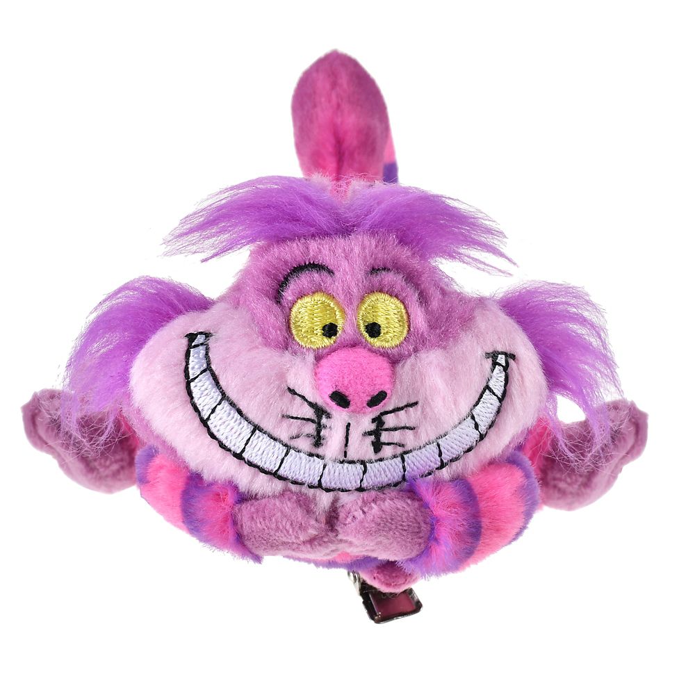 チェシャ猫 ヘアクリップ ぺたん ぬいぐるみ風 CHESHIRE CAT
