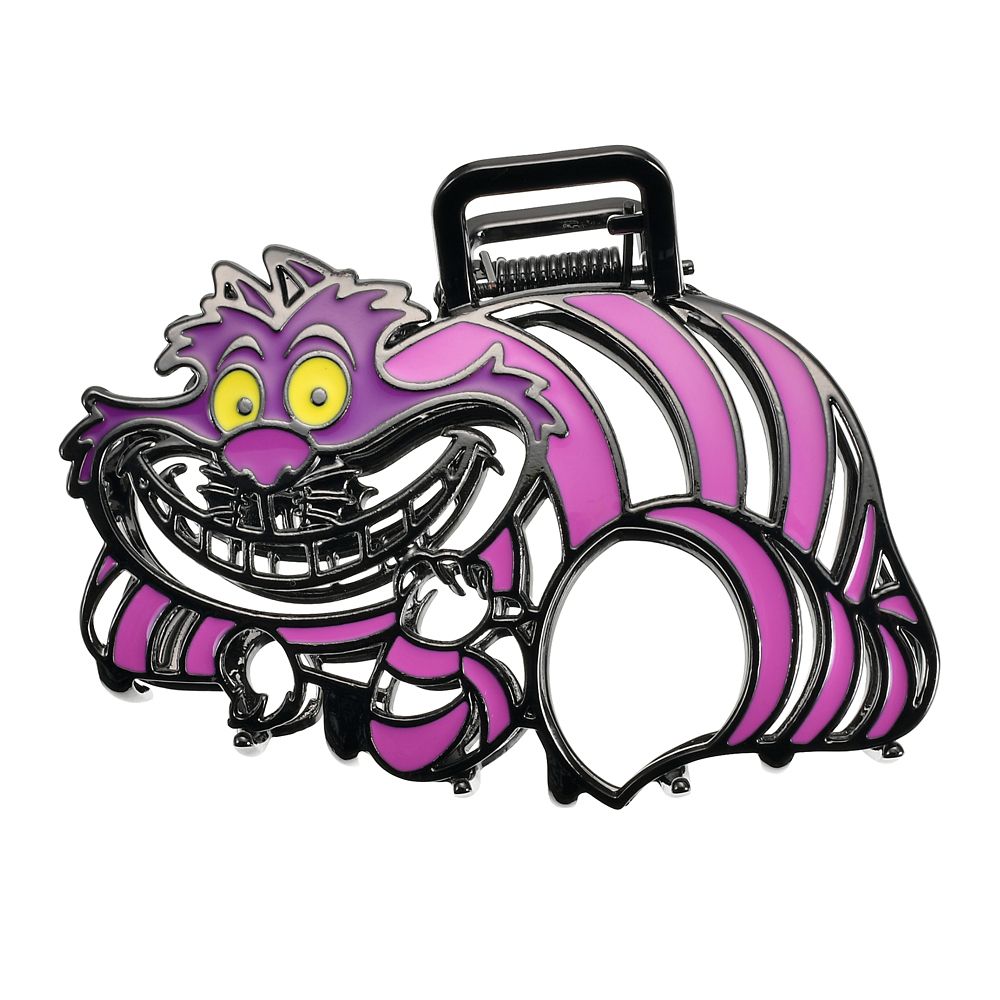 チェシャ猫 ヘアクリップ メタルカラー 蓄光 CHESHIRE CAT