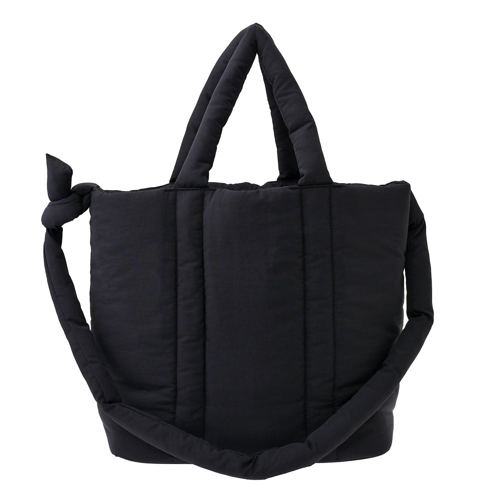 ミッキー トートバッグ 2WAY チャーム付き パフ Casual Bag