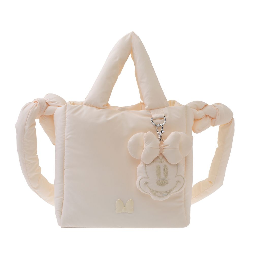 ミニー トートバッグ(S) 2WAY チャーム付き パフ Casual Bag