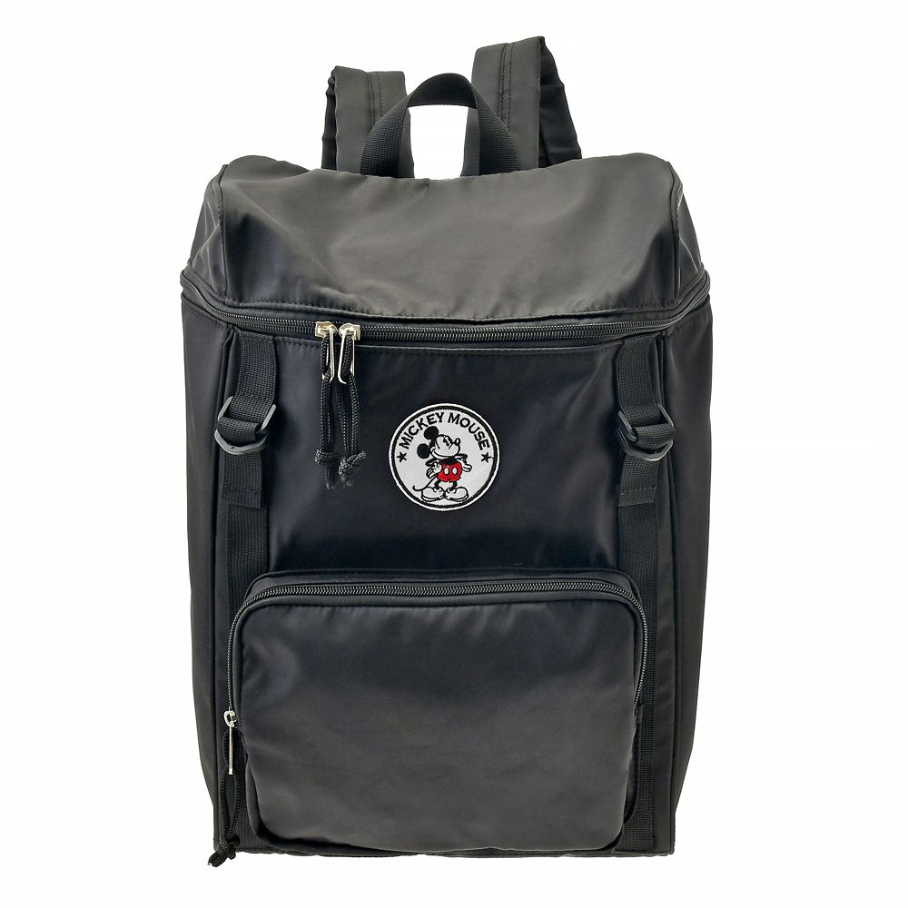 ミッキー リュックサック・バックパック スクエア型 Life Partner Bag ミニー 柄シンプル ブラック リュック