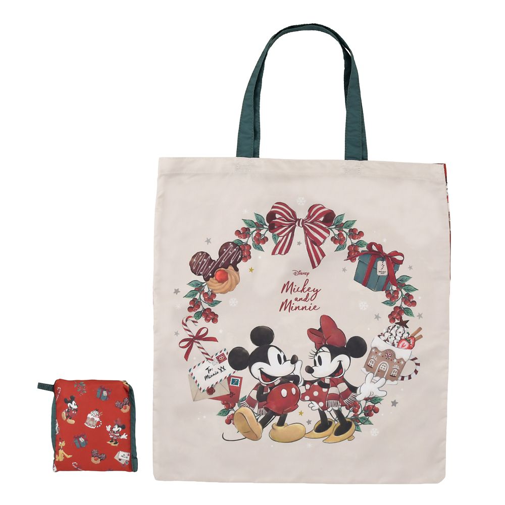 ミッキー＆ミニー、プルート ショッピングバッグ・エコバッグ ホリデースイーツ Holiday Gift