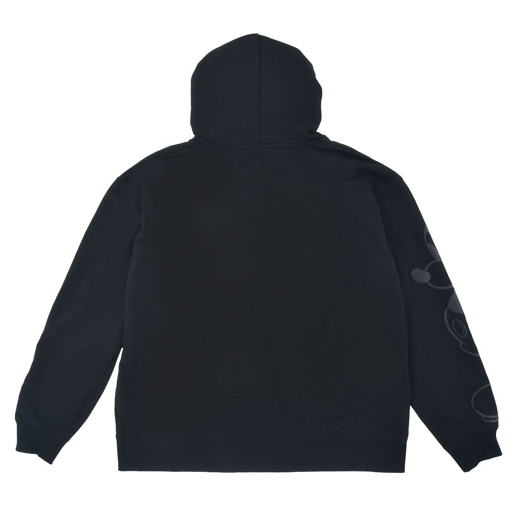 ミッキー 長袖パーカー 袖ミッキー スタンディングポーズ ブラック MAGICAL LABEL