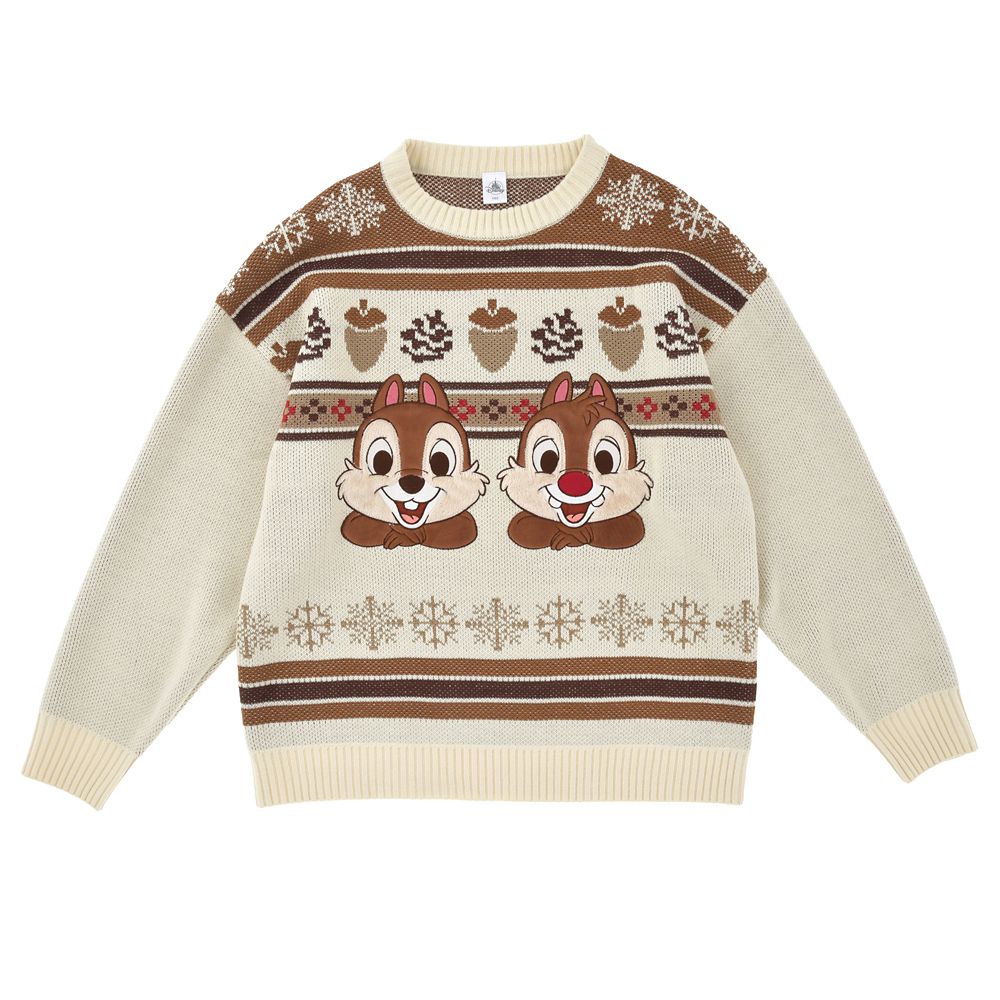 チップ＆デール 長袖セーター KNIT COLLECTION