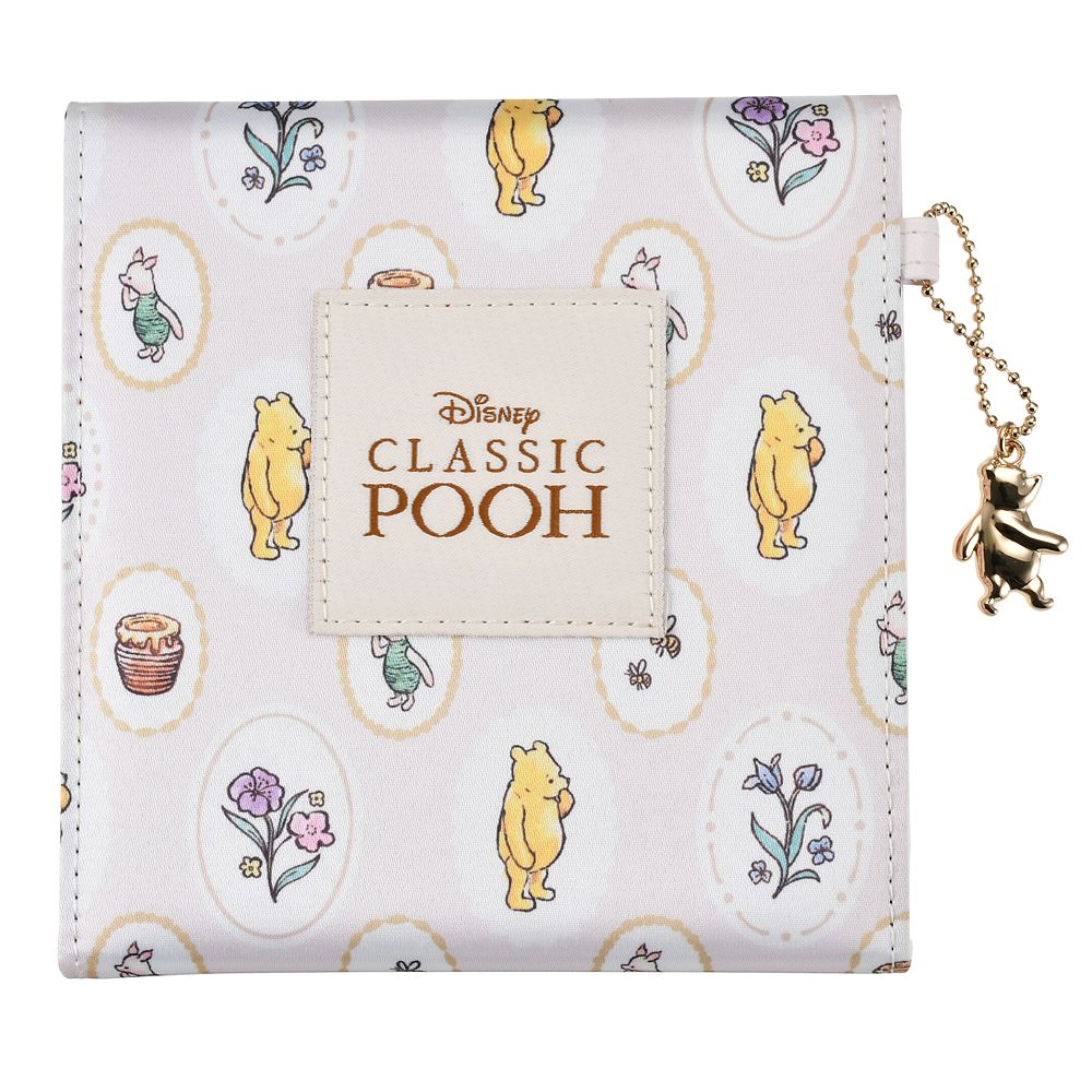 プーさん＆ピグレット ミラー・鏡 折りたたみ式 チャーム付き 100 Years of Winnie the Pooh