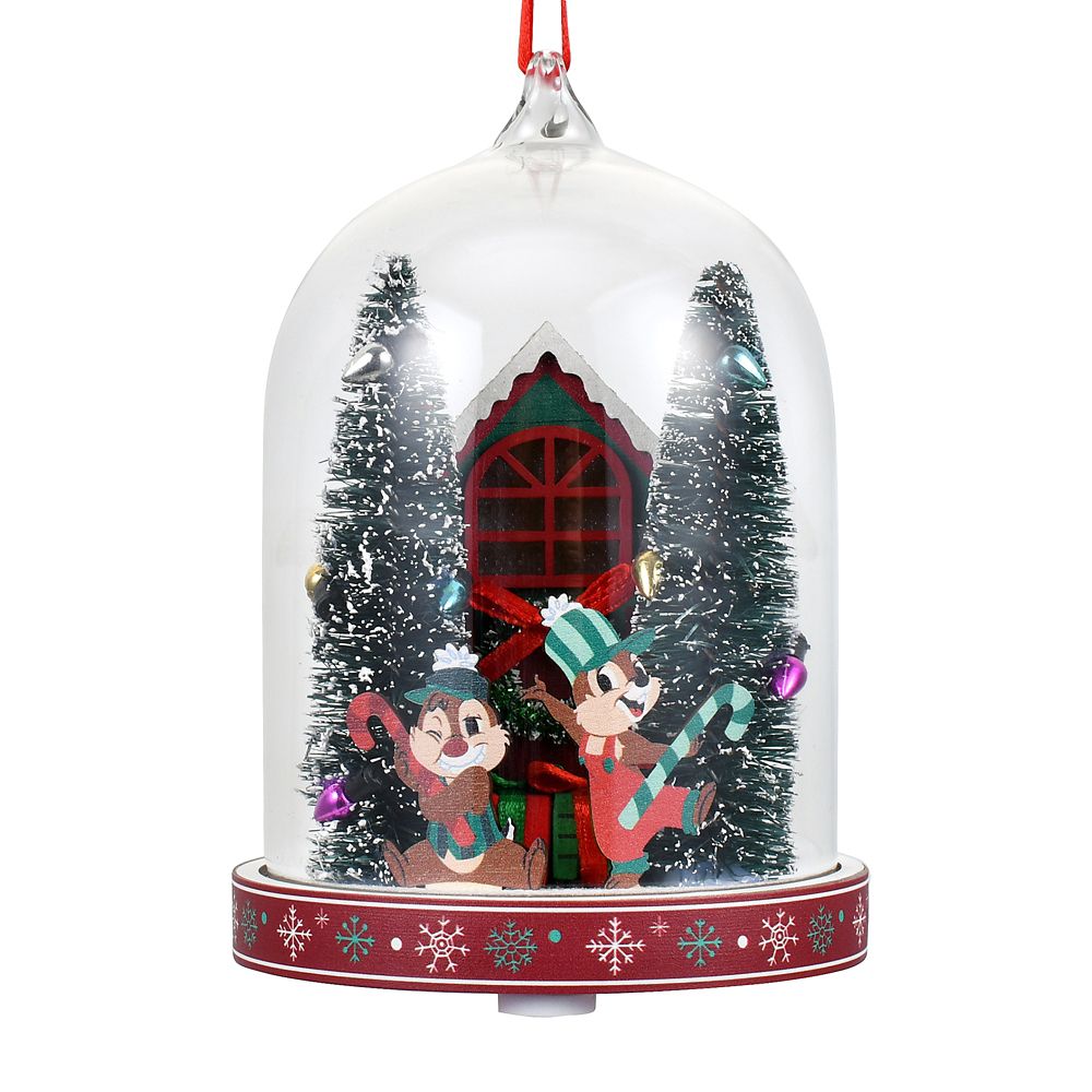 チップ＆デール オーナメント ライトアップ ドーム DISNEY CHRISTMAS 2026