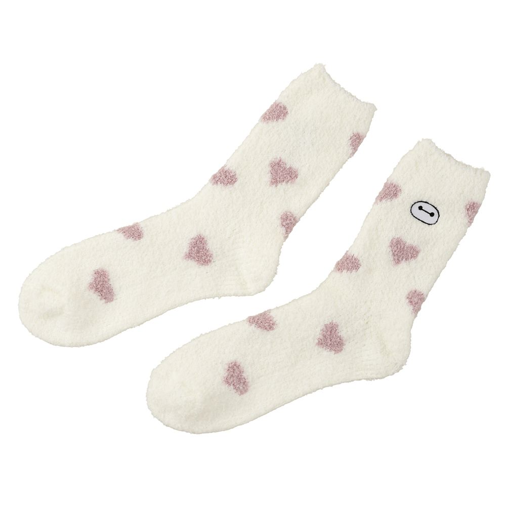 ベイマックス ルームソックス ハート柄 フェイス 刺しゅう 23～25 Warm Goods