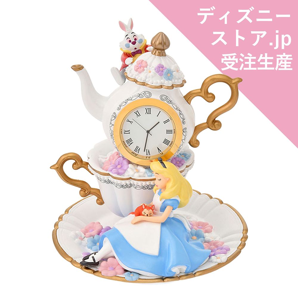 【限定受注生産】アリス、ダイナ、白うさぎ 時計 Story Collection Exclusive Magic