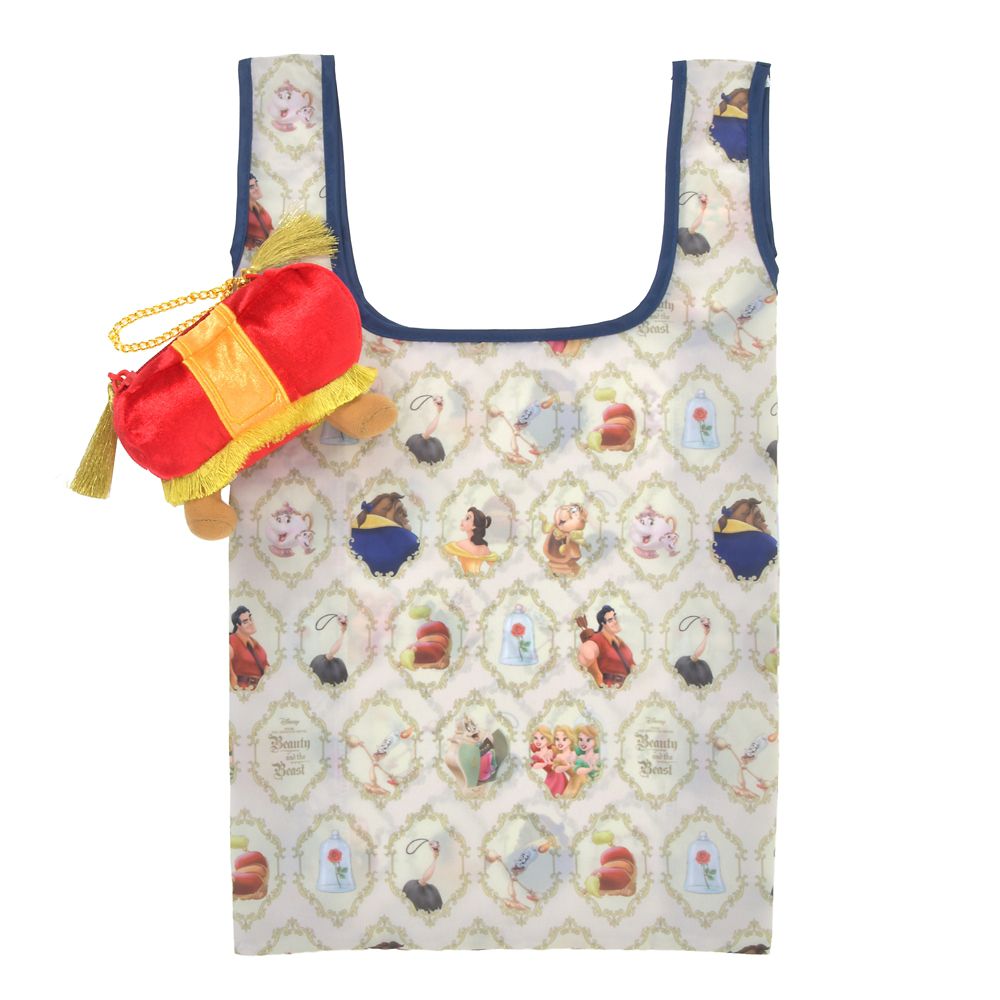 美女と野獣 ショッピングバッグ・エコバッグ ポーチ入り DISNEY ANIMATION BEAUTY AND THE BEAST 35TH ANNIVERSARY