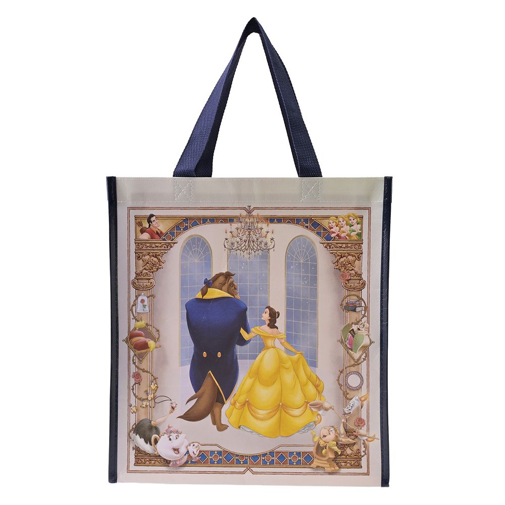 美女と野獣 ショッピングバッグ・エコバッグ DISNEY ANIMATION BEAUTY AND THE BEAST 35TH ANNIVERSARY