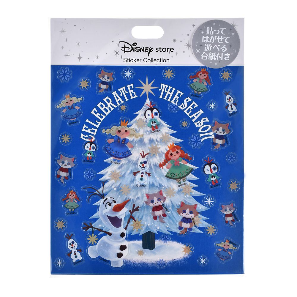 アナと雪の女王 シール・ステッカー クリア 貼ってはがせる ダイカット Sticker Collection DISNEY FROZEN CHRISTMAS 2026