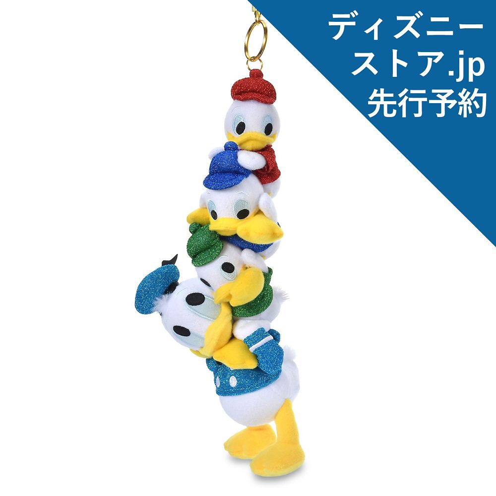 【先行予約】ドナルド＆ヒューイ、デューイ、ルーイ ぬいぐるみキーホルダー・キーチェーン Exclusive Magic