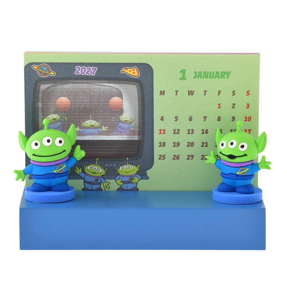 トイ・ストーリー 卓上カレンダー フィギュア付き CALENDAR ＆ ORGANIZER 2027