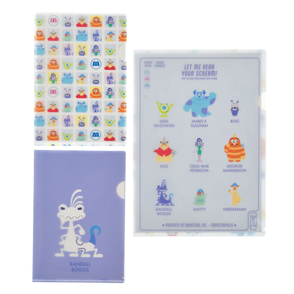 モンスターズ・インク クリアファイル セット MONSTERS INC. 25TH
