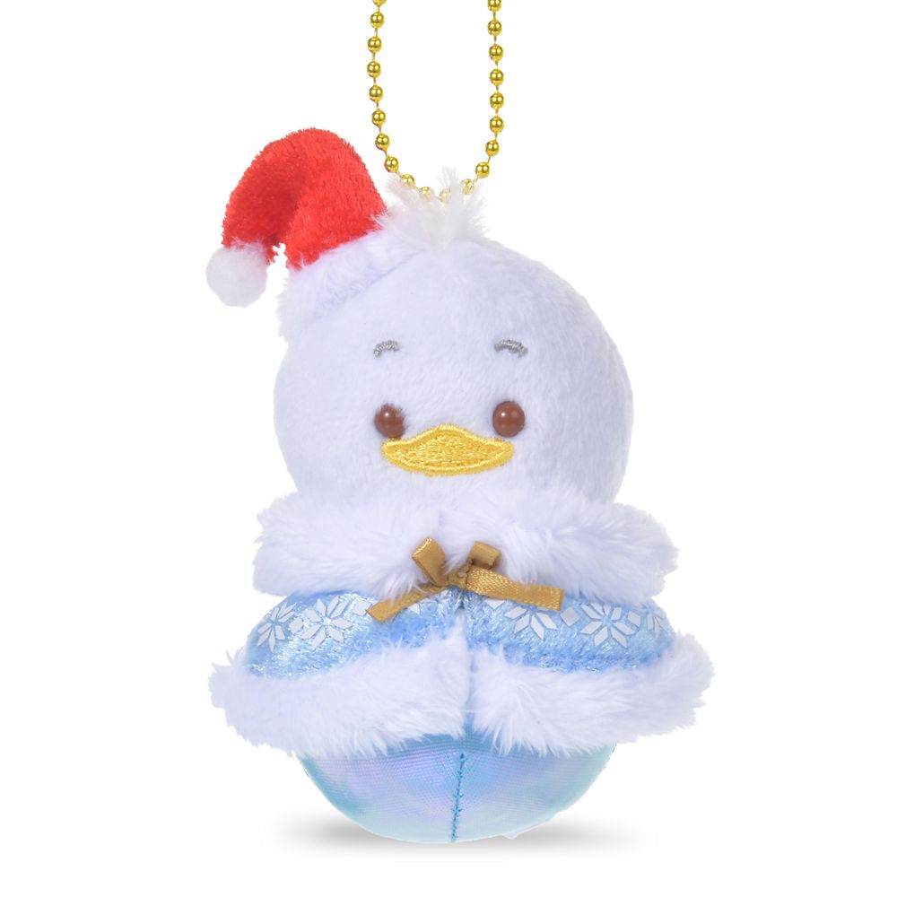 ドナルド ぬいぐるみキーホルダー・キーチェーン クリスマスカラーボール