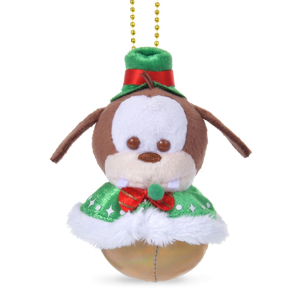 グーフィー ぬいぐるみキーホルダー・キーチェーン クリスマスカラーボール