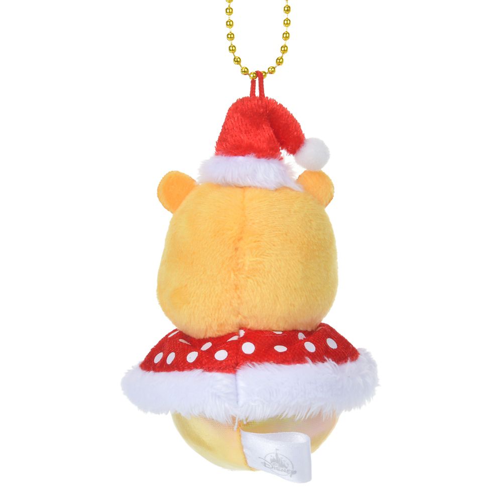 プーさん ぬいぐるみキーホルダー・キーチェーン クリスマスカラーボール