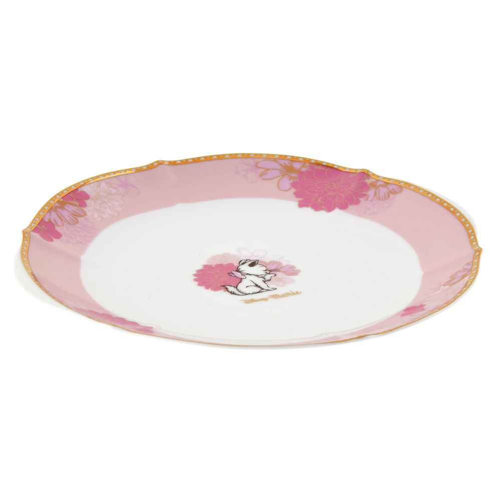 【Noritake】マリー おしゃれキャット プレート(L) ストライプ柄 Spring Afternoon Tea Noritake