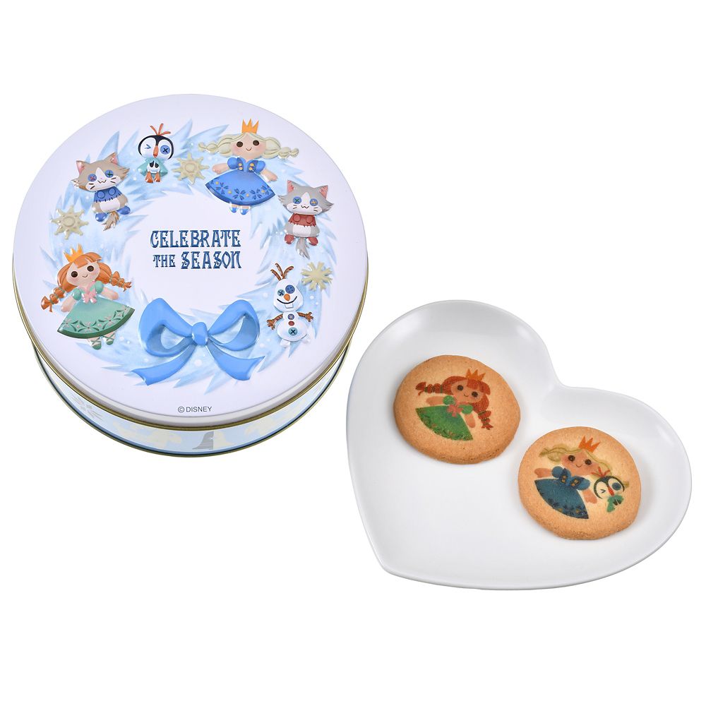 アナと雪の女王 クッキー 缶入り エンボス DISNEY FROZEN CHRISTMAS 2026