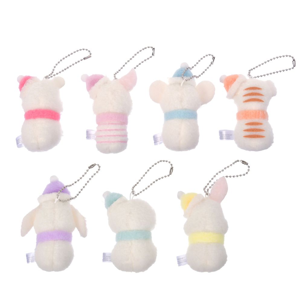 プー＆フレンズ シークレットぬいぐるみキーチェーン 雪だるま