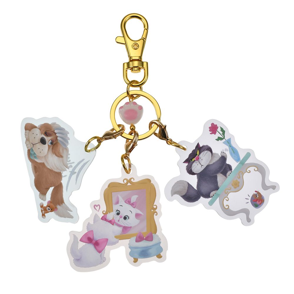 ディズニーキャラクター キーホルダー・キーチェーン DISNEY FLUFFY ANIMAL