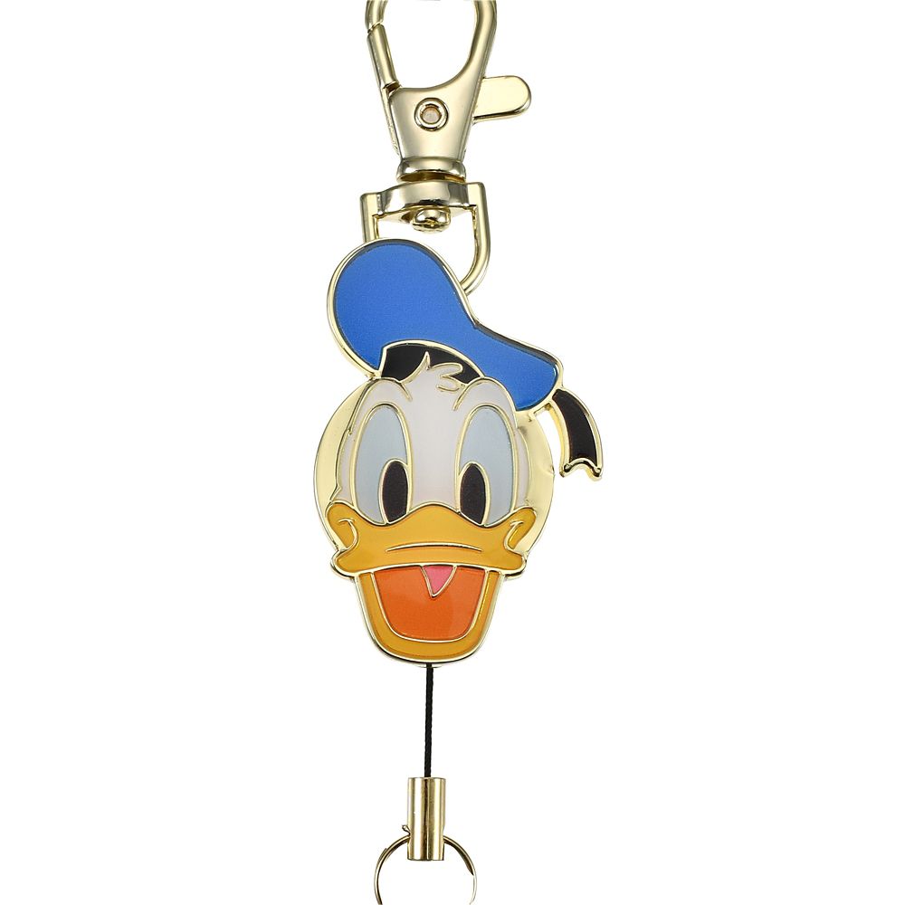 ドナルド キーホルダー・キーチェーン リールタイプ フェイス メタル Key chain Fes