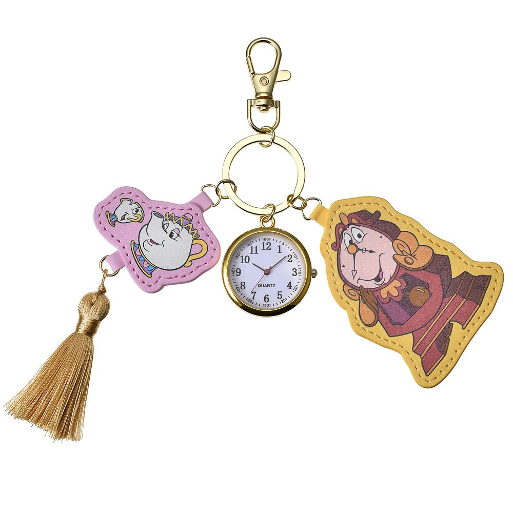 コグスワース＆ポット夫人とチップ 時計 キーホルダータイプ Key chain Fes
