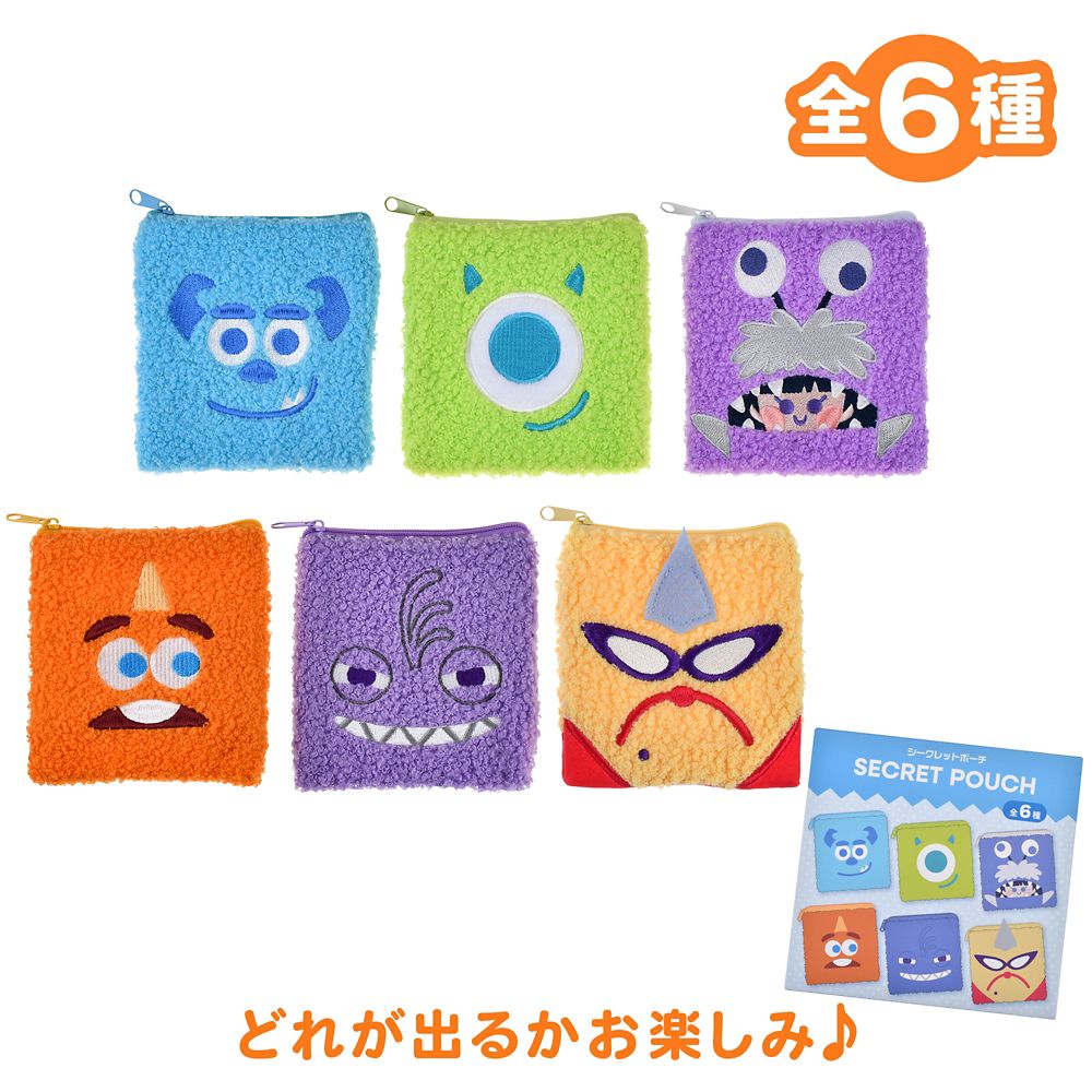 モンスターズ・インク シークレットポーチ フラット MONSTERS INC. 25TH