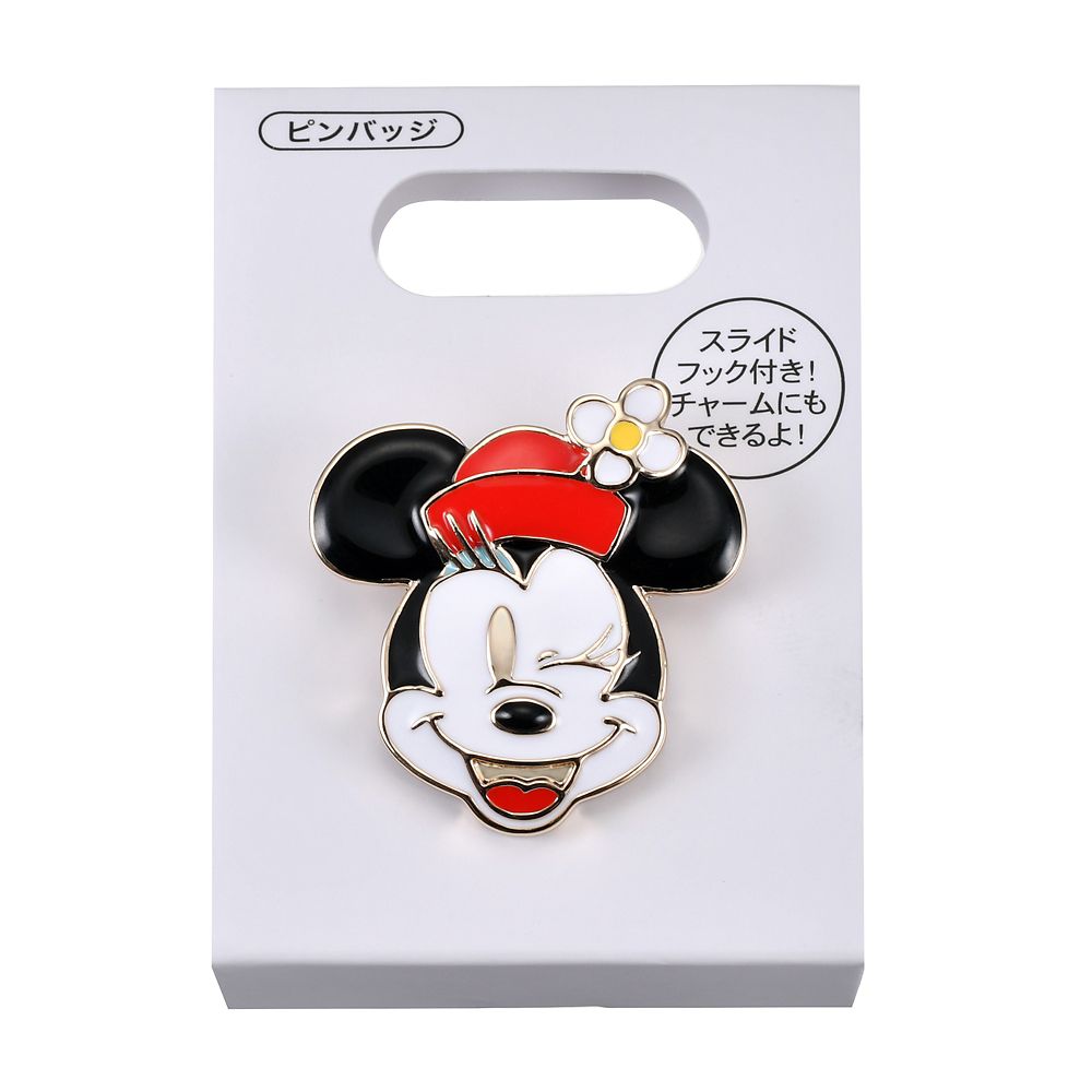 ミニー ピンバッジ チャーム フェイス Pins Collection