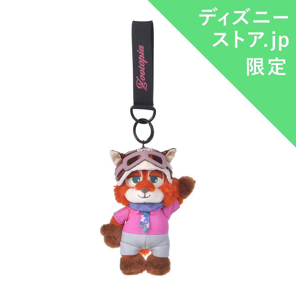 ニック・ワイルド ぬいぐるみキーホルダー・キーチェーン Zootopia Motorcycle