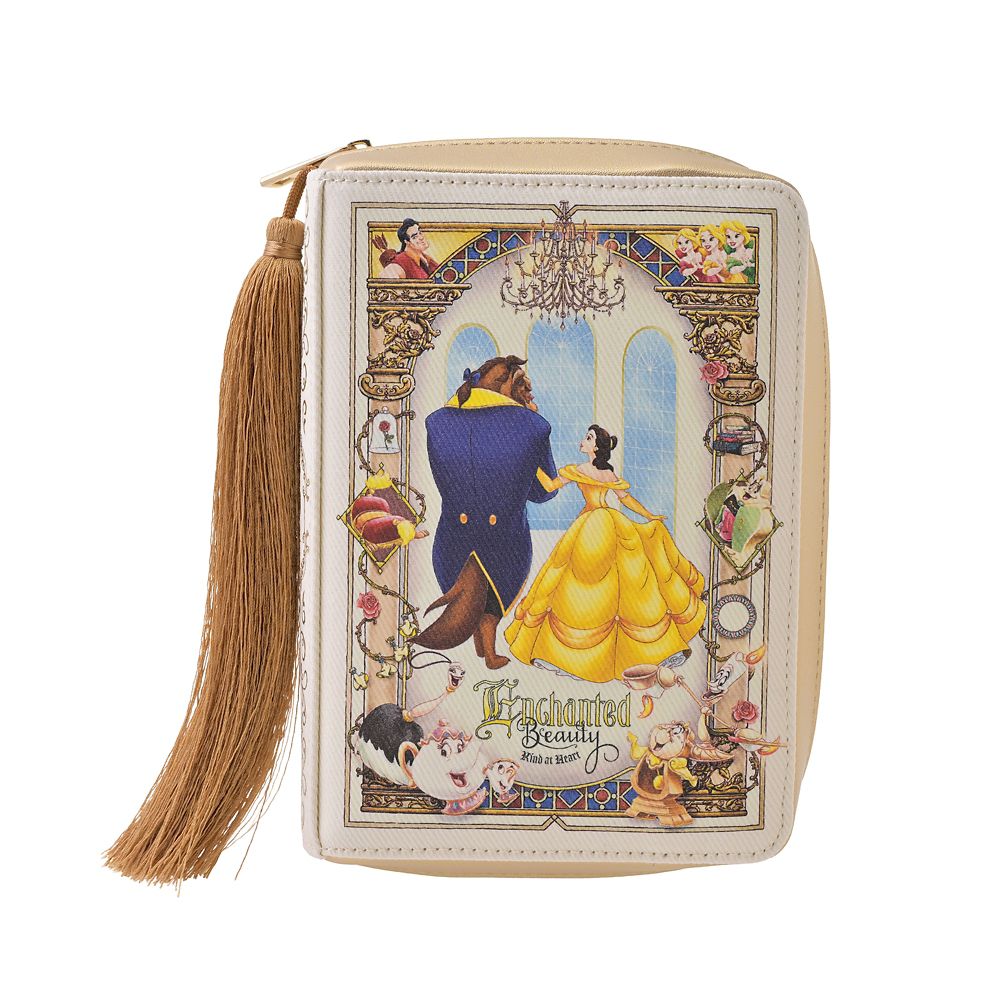 美女と野獣 ポーチ DISNEY ANIMATION BEAUTY AND THE BEAST 35TH ANNIVERSARY