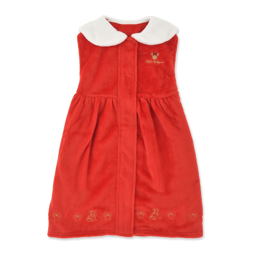 【キッズ用】ミニー キッズ用ベスト スリーパー ワンピース風 DISNEY KIDS APPAREL ENJOY WINTER