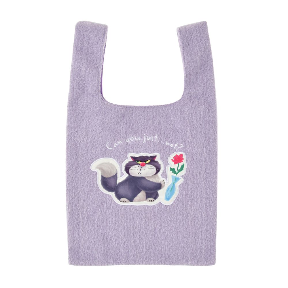 ルシファー トートバッグ マルシェバッグ DISNEY FLUFFY ANIMAL