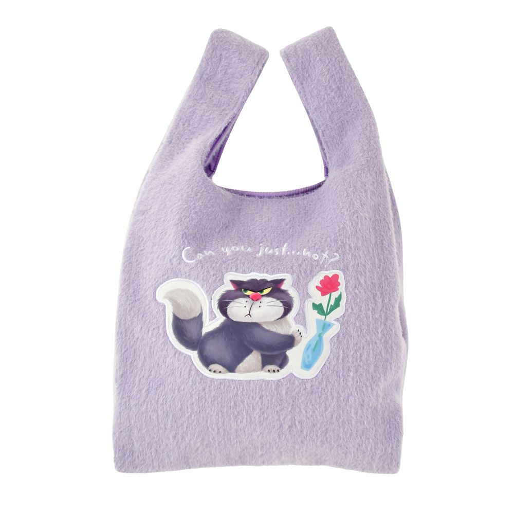 ルシファー トートバッグ マルシェバッグ DISNEY FLUFFY ANIMAL
