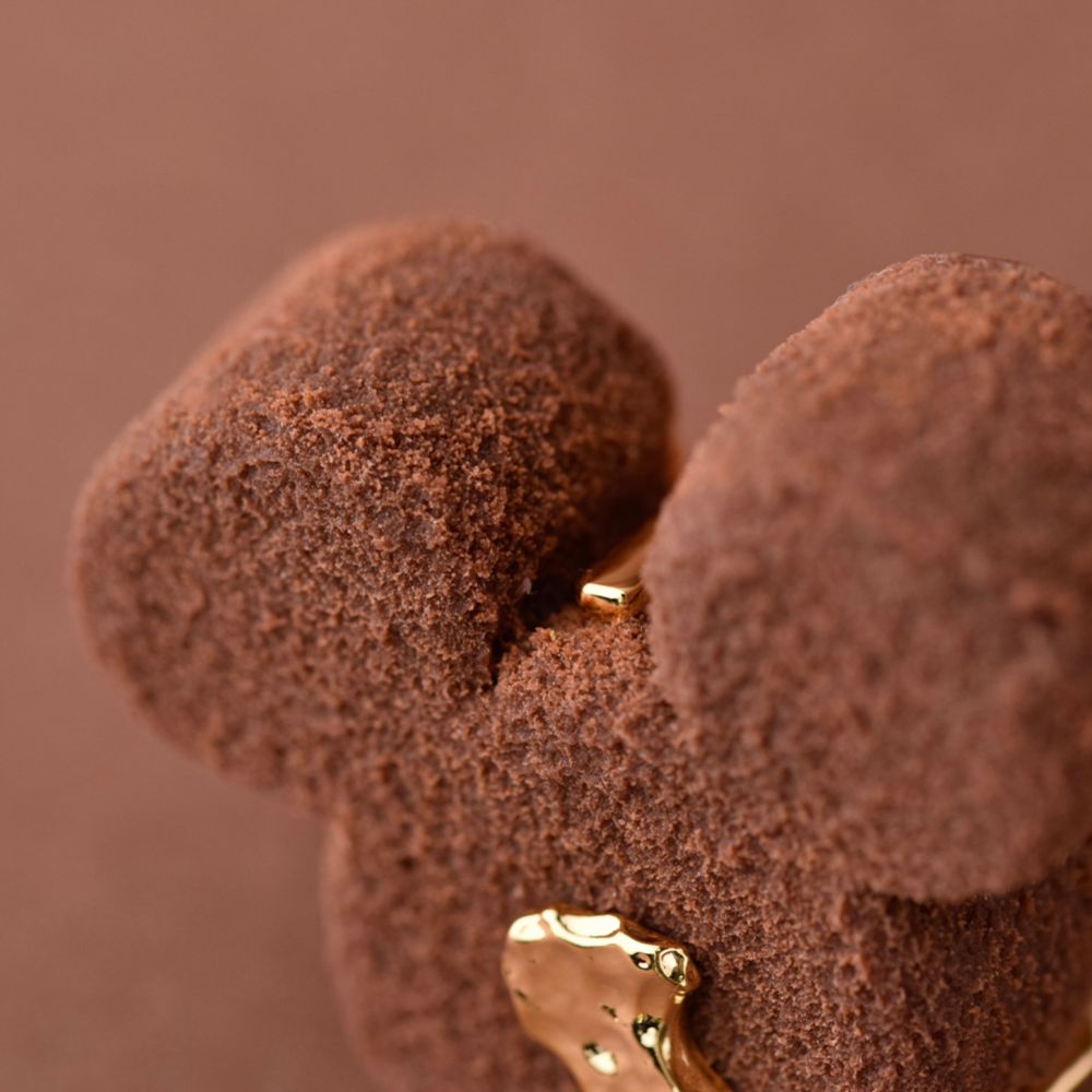 【キューポット】ミッキーマウス/リング　リュクスショコラ （ブラウン）