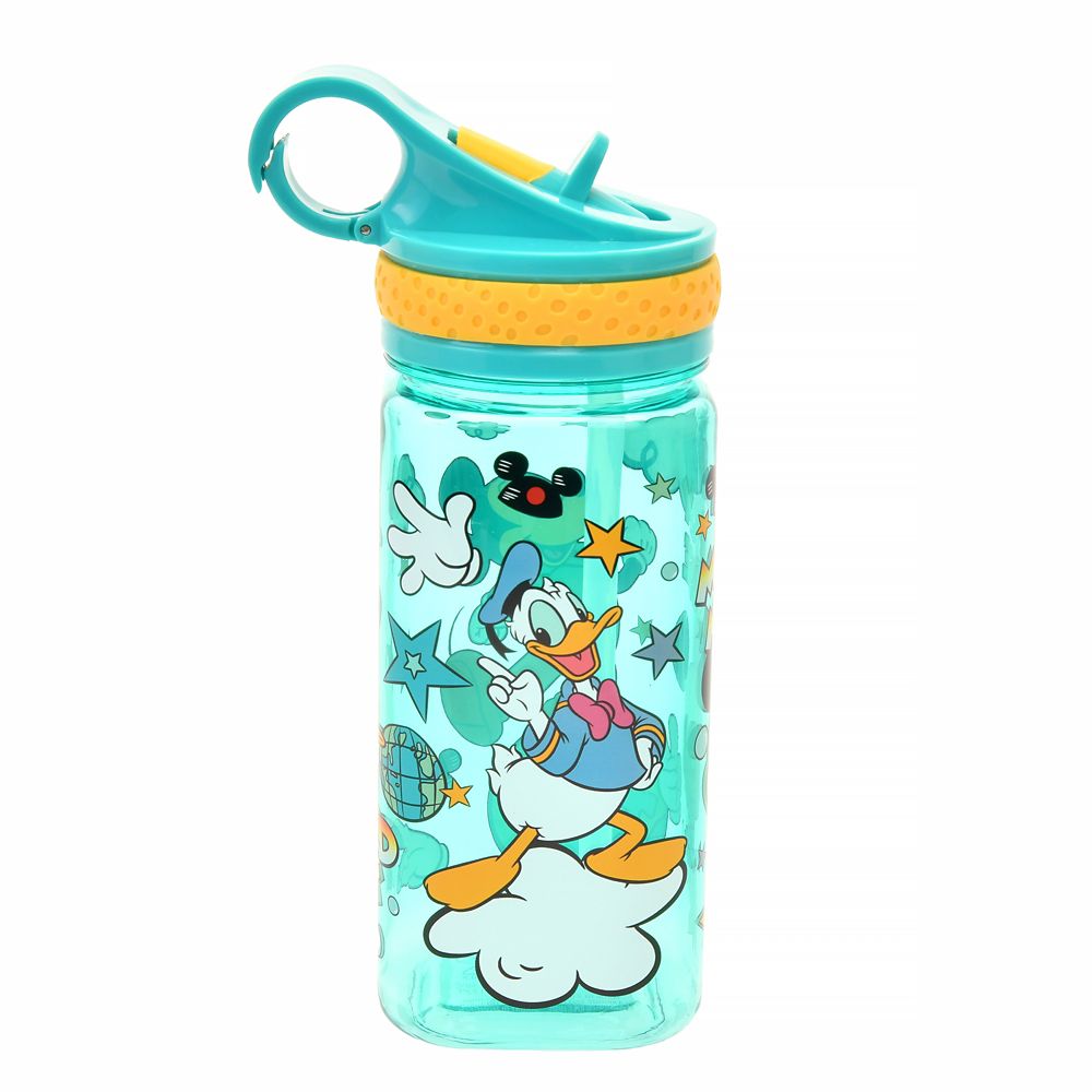 【再入荷】【キッズ用】ミッキー＆ドナルド 水筒・ウォーターボトル スクエア retro pop